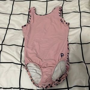 Plum practice wear gymnastics leotard